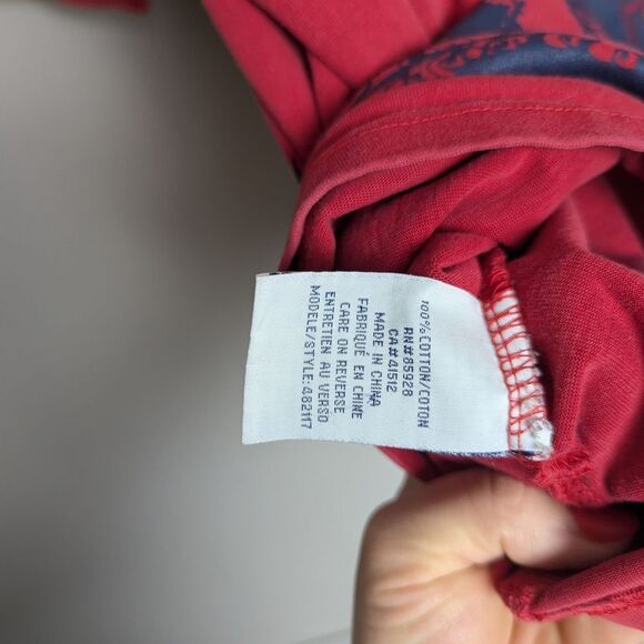 Vintage Johnny Blaze T-Shirt XL Red Black NYC Graphic Wrap Front to Back 90s Sty - Picture 11 of 12